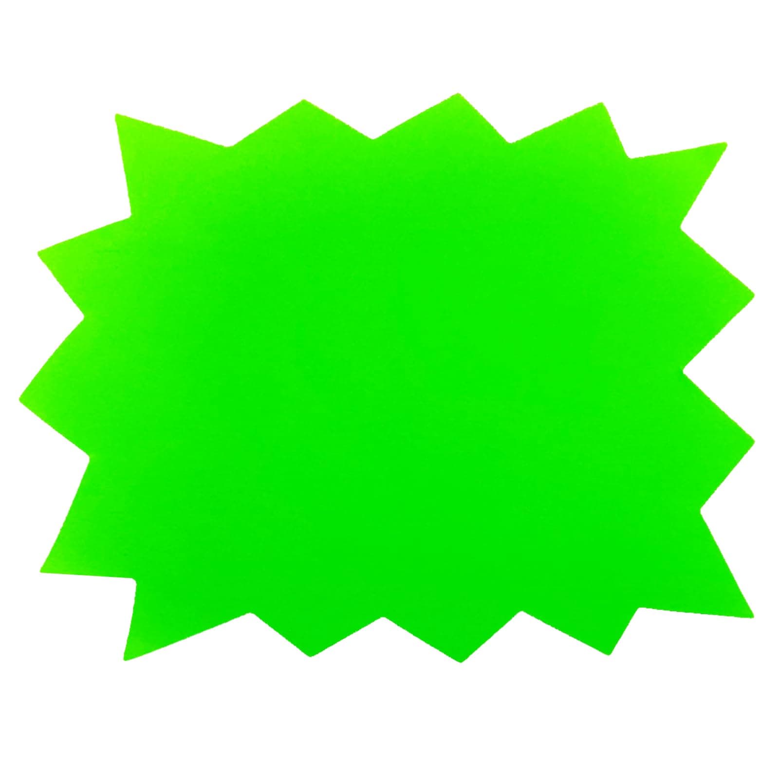 1 Roll 3.54inch x 2.76inch Green Starburst Stickers for Sale Signs & Price Tags - Perfect for Retail Stores & Markets,250 Labels Per Roll