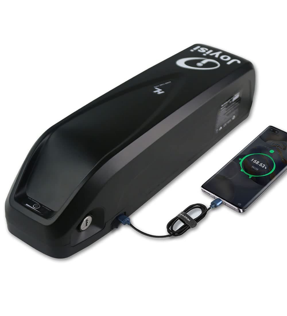 Joyisi 48V 12.8AH Ebike Battery for 250W 500W 1000W Electric Bicycles Motor and Conversion Kit