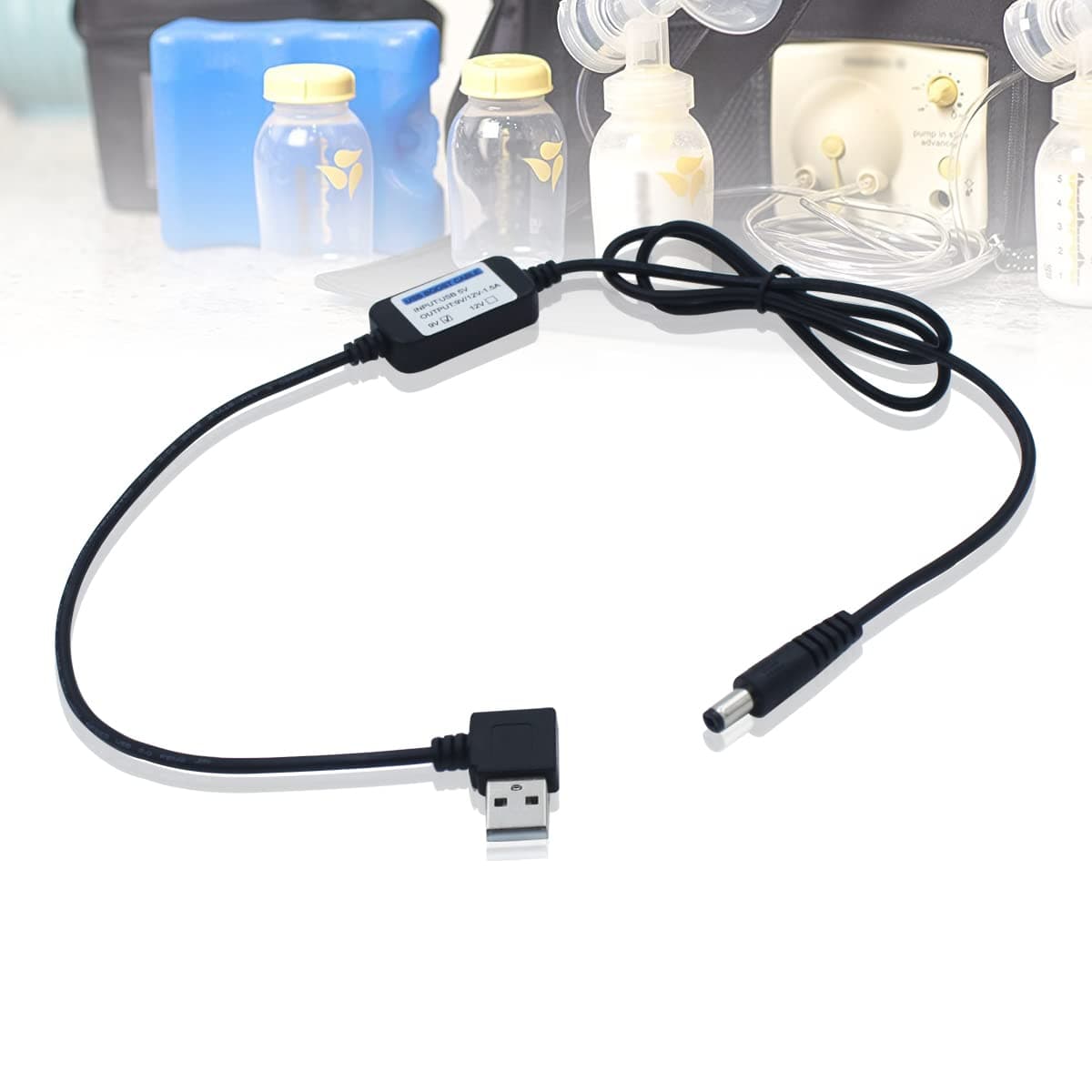 9V USB Adapter Charger for Purely Yours Ultra, Purely Yours w/Backpack, Purely Yours w/Carry All, Purely Yours UNA Single Electric, Purely Yours -I7070P Doulbe Electric Breast Pumps