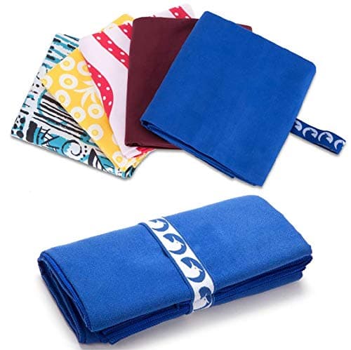 TURGAYS Microfibre Bath & Travel Towel - Quick-dry, absorbent and lightweight (Extra Large) (Lapis Blue)