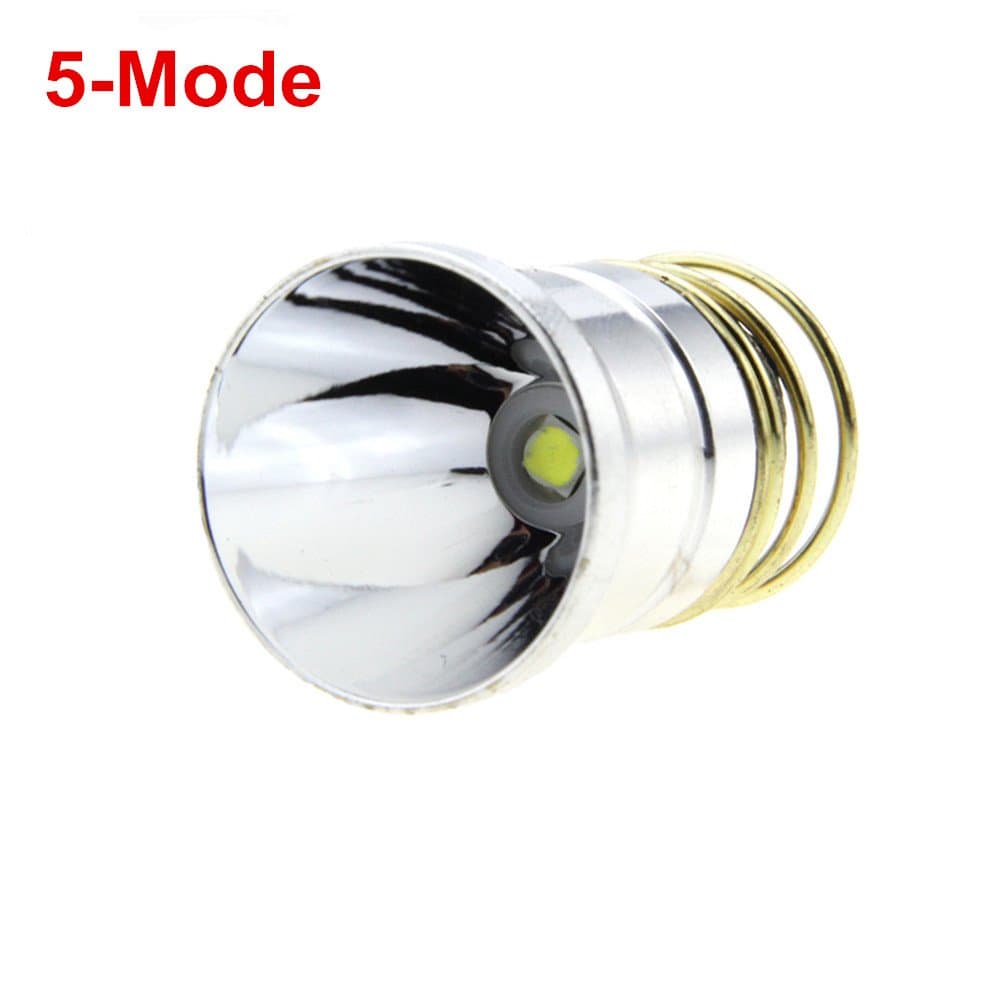 Hot CREE XPL V6 LED 1200Lums 3.6V-4.2V Bulb 5-Mode LED Flashlight Lamp for SureFire 6P G2
