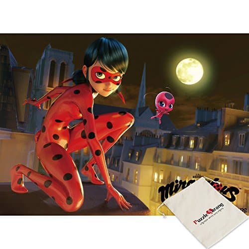 Haksan [Pouch Included] Miraculous Lady Berg Lady Bug - SamjI Animation - 500 Piece Jigsaw Puzzle