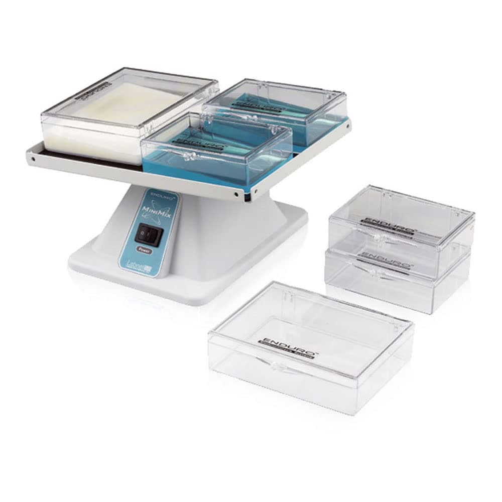 International E2110-BBS Labnet Enduro MiniMix Blot Box, 9.1 cm x 6.6 cm Try, 3 mL - 5 mL Capacity for Mini Protein Gel (Pack of 10)