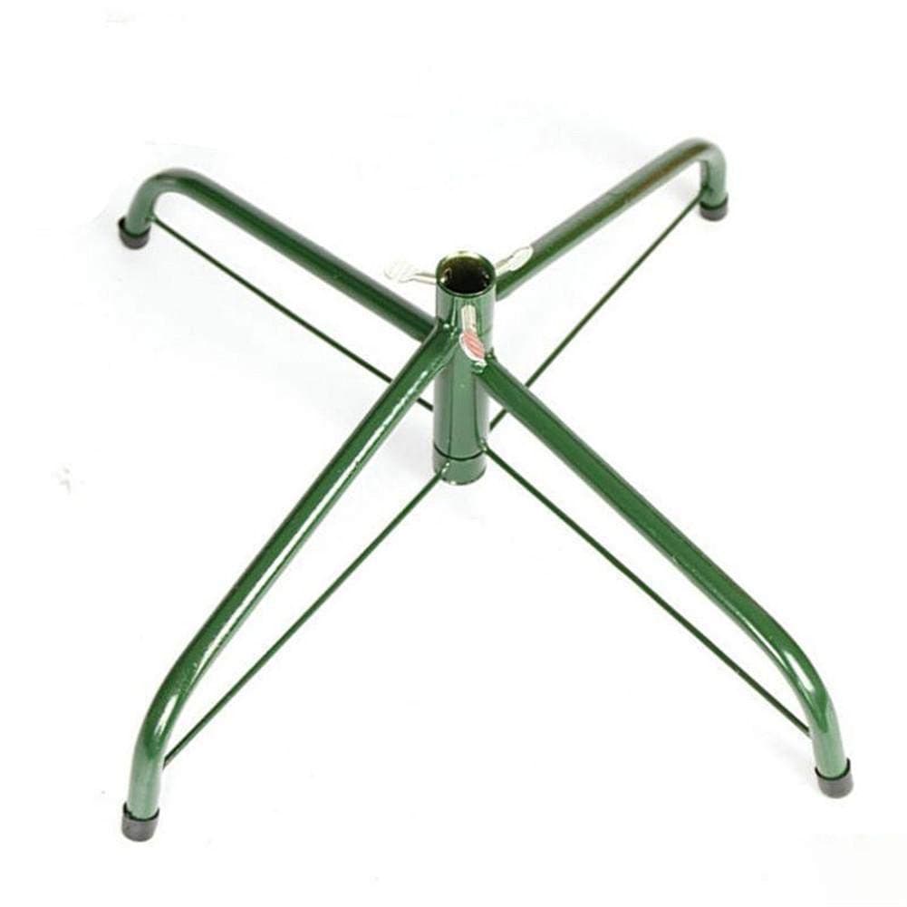 Christmas Tree Stand,Foldable Metal Four-Legged Bracket Holder Base for Christmas Trees, Flagpoles, Balloon Poles