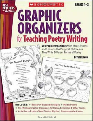 Graphic Organizers for Teaching Poetry Writing: 20 Graphic Organizers With Model Poems and Lessons That Support Children as They Write Different Forms of Poetry (Best Practices in Action)