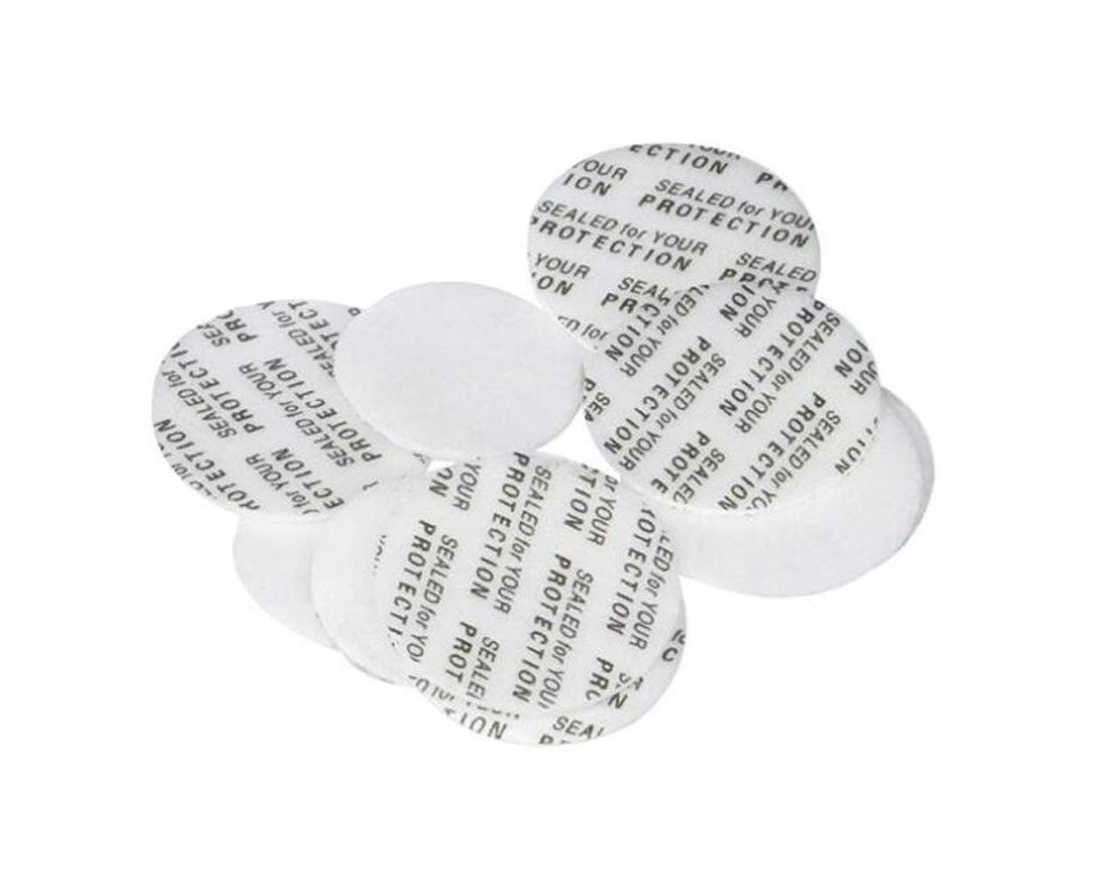Elandy 100PCS Pressure Sensitive Lines Foam Tamper Resistant Seals for Cosmetic Bottle/Jar Cap Liners (Diameter 3.5cm)