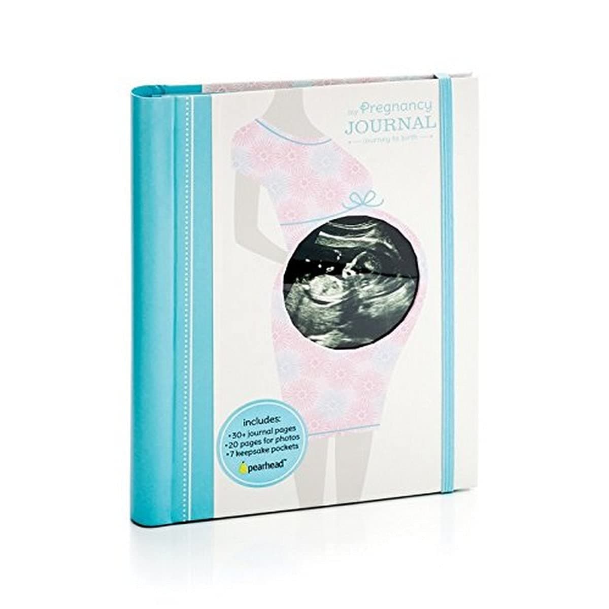 My Pregnancy Journal, Pregnancy Memory Book with 7 Baby Keepsake Pockets, Photo Pages, Capture Every Milestone of Your Pregnancy, Gift for New Mom