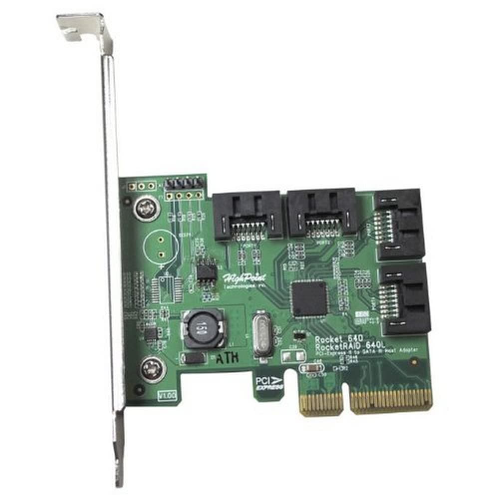 Rocket 640L Lite Version 4-Port PCI-Express 2.0 x4 SATA 6Gb/s RAID Controller