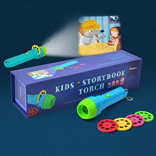 Projector flashlights for Kids Boys Picture Projector Flashlight Bedtime Animal Storybook Torch for Baby Toddlers