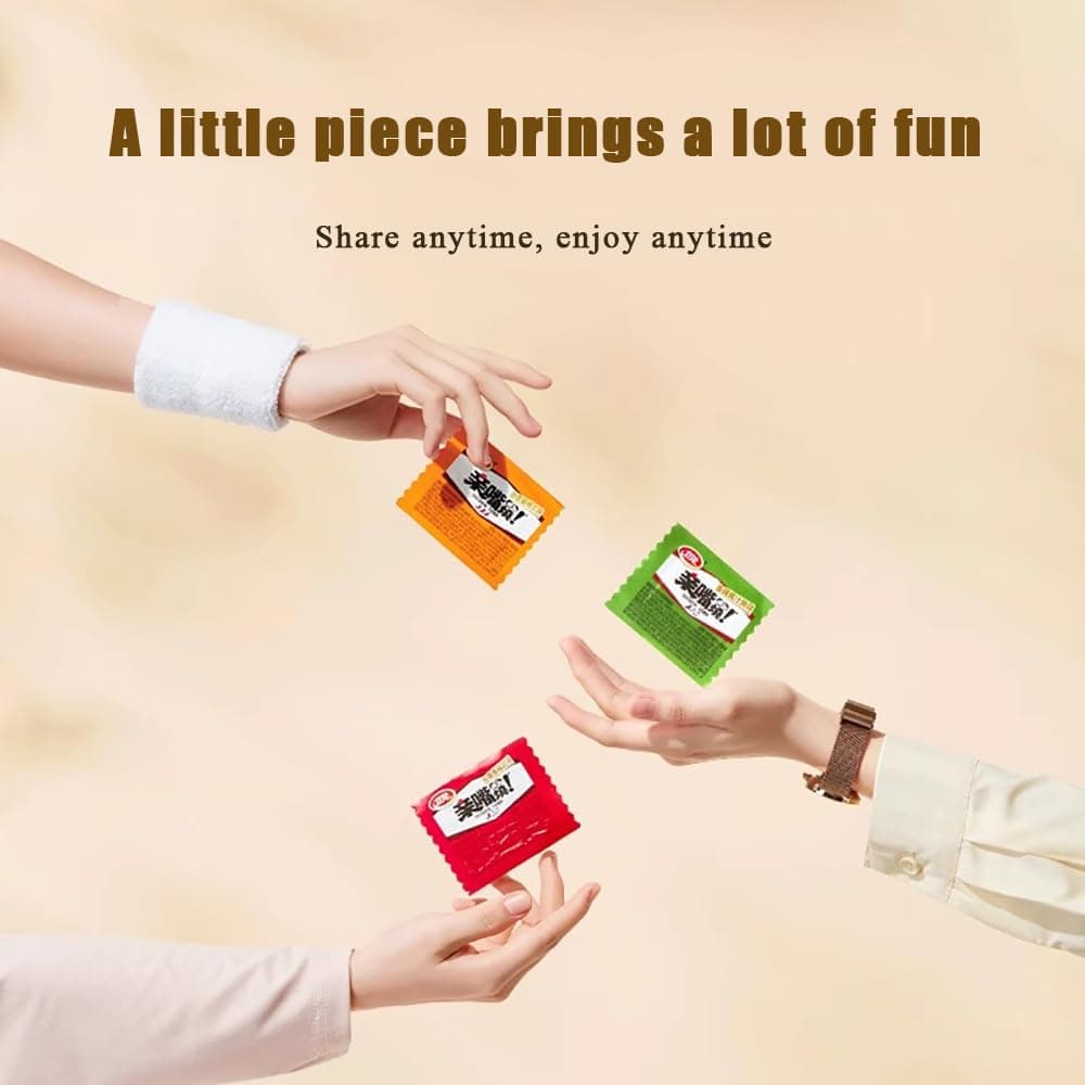 Phuumy 3.17Ib Chinese Snacks Vegan Fragrant Spicy Flavour Latio Spicy Strips Latiao Individually PackedPerfect Addition to Your Chinese Food Collection Latiao Snack Food