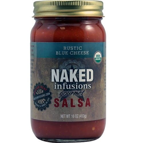Naked Infusions Organic Rustic Blue Cheese Salsa, 16 Ounce - 6 per case.