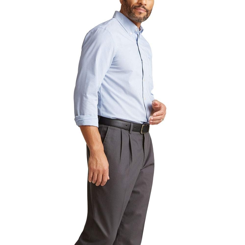 Men's Classic Fit Long Sleeve Signature Comfort Flex Shirt (Standard and Big & Tall)