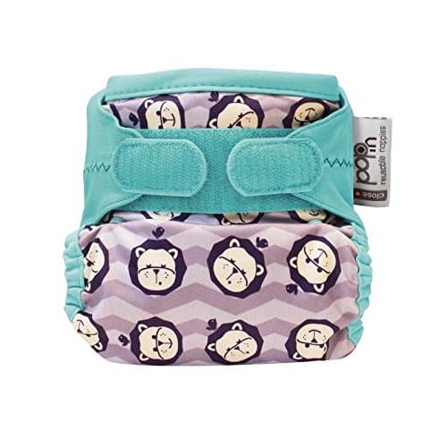Close Pop-In Single Nappy Bamboo New Print Lion