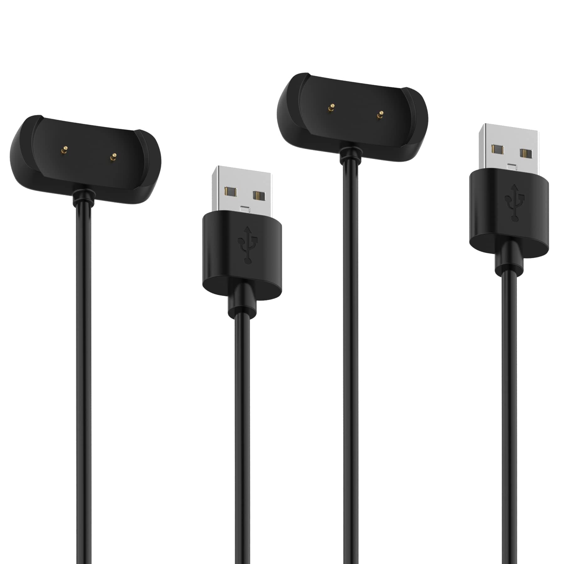 Chofit Compatible with Amazfit T-Rex Ultra/T-Rex 2/GTR 4/GTR 3/GTS 4/GTS 3 Charging Cable 3.3ft USB Portable Magnetic Replacement Charger Cord Dock for Amazfit T-Rex Ultra Charger (2PACKS)