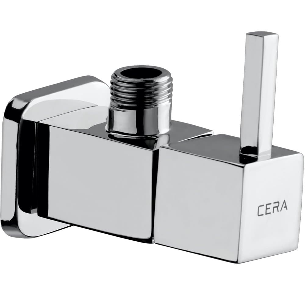 Cera Brass Quartet Single Lever Fittings Angle Cock with Wall Flange