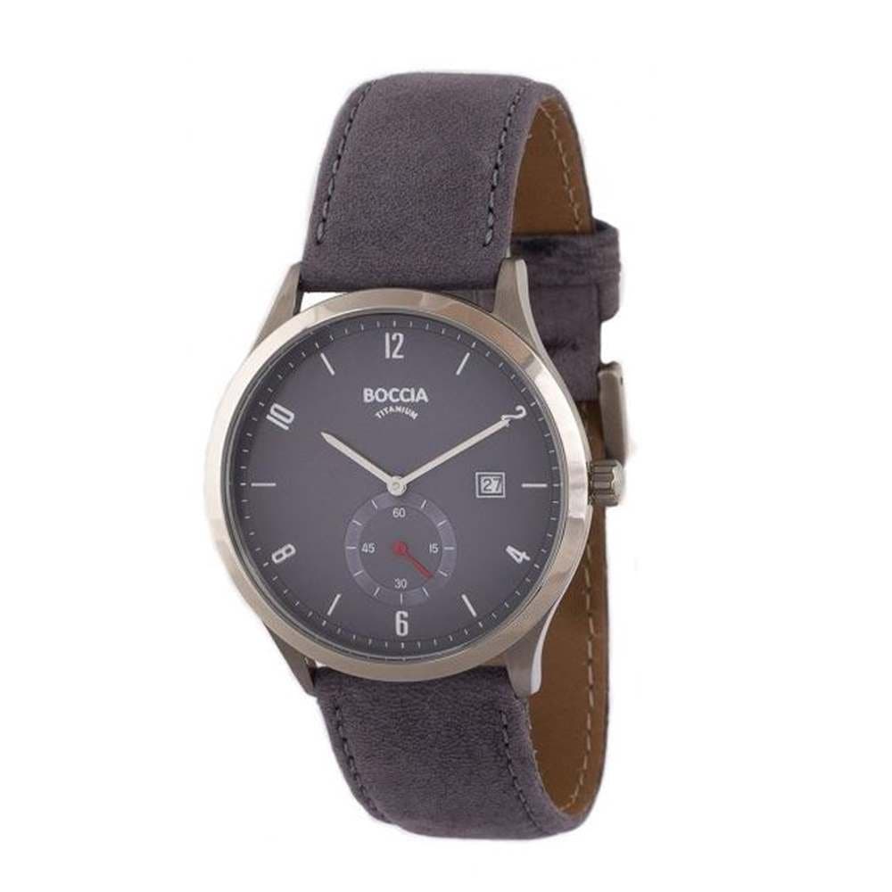 Boccia Men's Analogue Quartz Watch with Leather Strap 3606-03