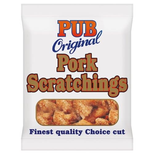 Pub Pork Scratchings 40G - Pack Of 20