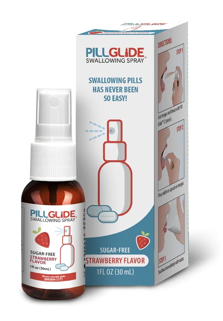 Take Pills Easily Strawberry Swallowing Spray 1 Oz (2 Pack)