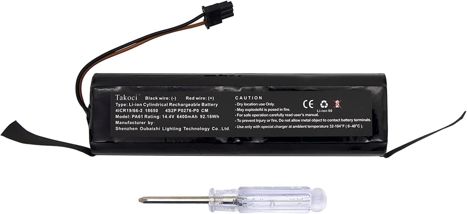 Replacement Battery for RoboVac X8, RoboVac X8 Hybrid, RoboVac X8 Hybrid White, RoboVac X8 White, T226X，14.4V/6400mAh