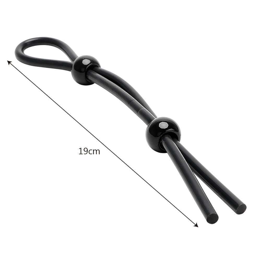 Tamama Lock Delay Mens Rings Adjustable-Black - Improve The Quality Strength