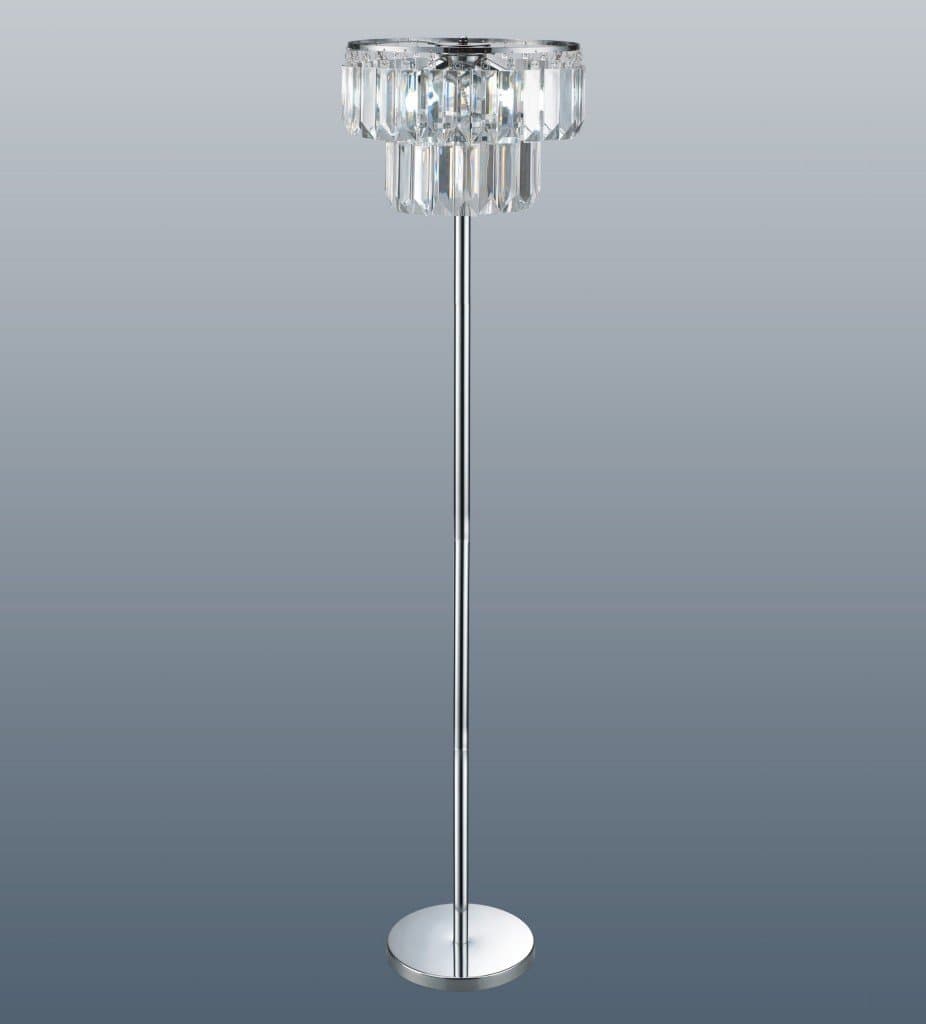 Chichester Acrylic Chandelier Floor Lamp