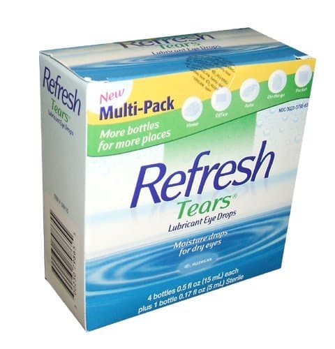 RefreshTears Lubricant Eye Drops, Moisture Drops for Dry Eyes, 8 x .5 fl oz plus 2 x .17 fl oz. bottles