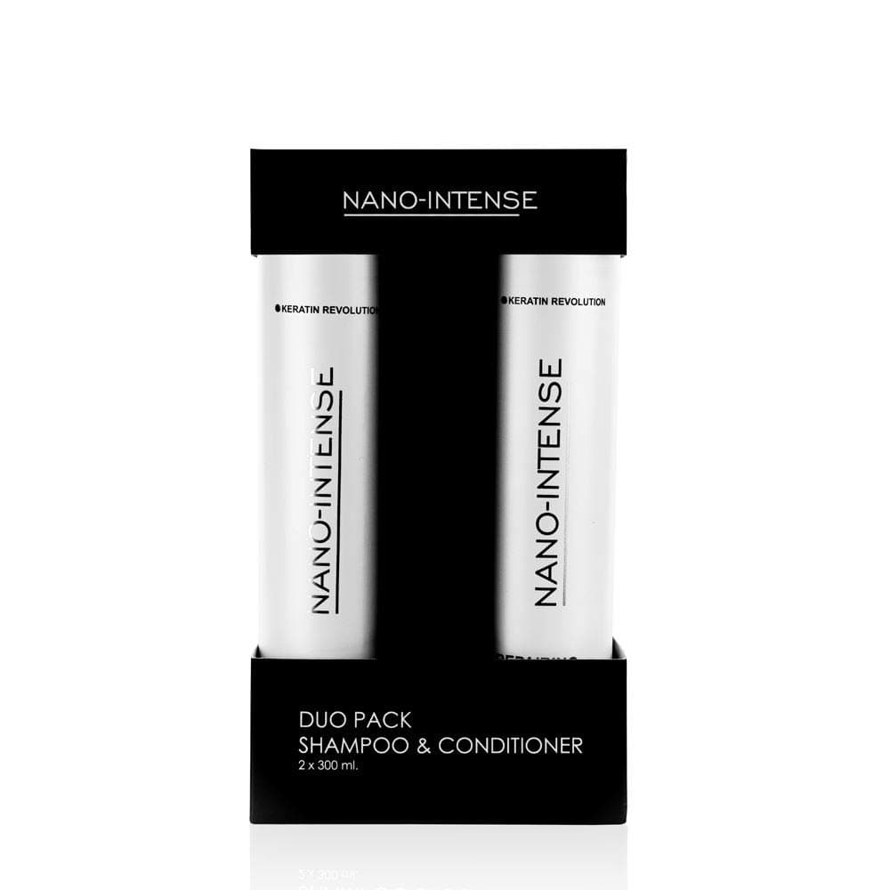 Keratin Revolution Nano-Intense Repairing Shampoo 300ml & Repairing Conditioner 300ml Duo Pack