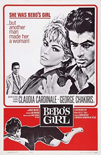 Posterazzi Bebo'S Girl Us Art From Left: Marc Michel Claudia Cardinale George Chakiris 1964 Movie Masterprint Poster Print, (11 x 17)