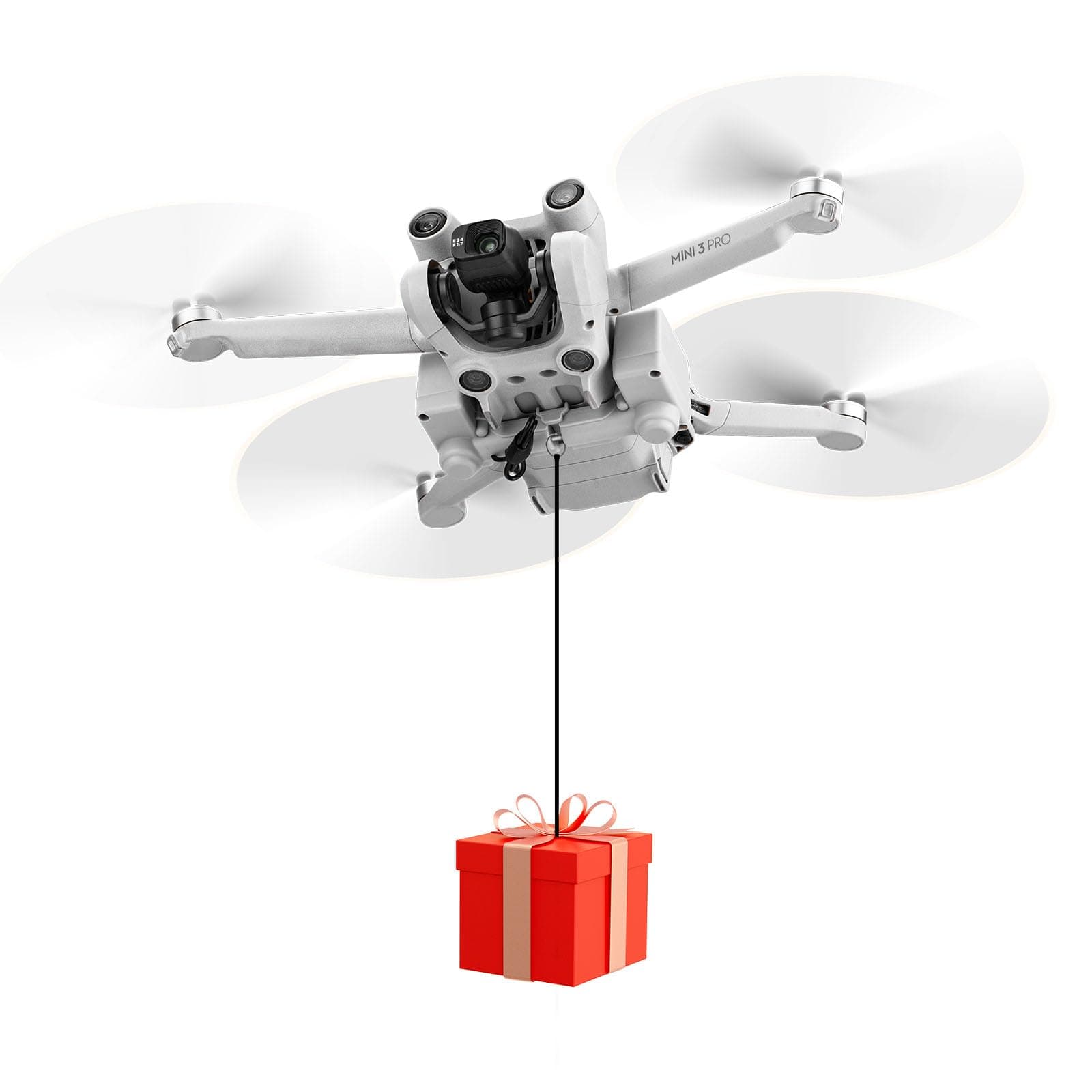 Mini 3/3 Pro Payload Airdrop System Drop Release Fishing Bait Dropper Transport Clip Thrower Compatible with DJI Mini 3 / Mini 3 Pro Drone Accessories