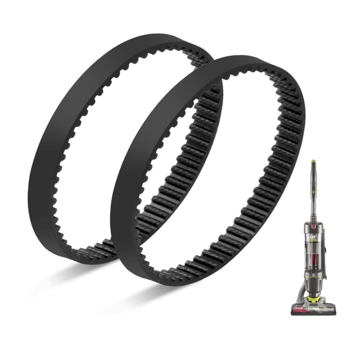 JEDELEOS Replacement Belts for Hoover WindTunnel Air Upright Vacuum, Fit Models UH70400, UH70401, UH70405, UH70406, UH70409, UH72400, Replace Part 562535001 (Pack of 2)