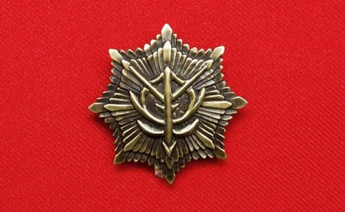 Gundam Zeon meritorious large chapter pin