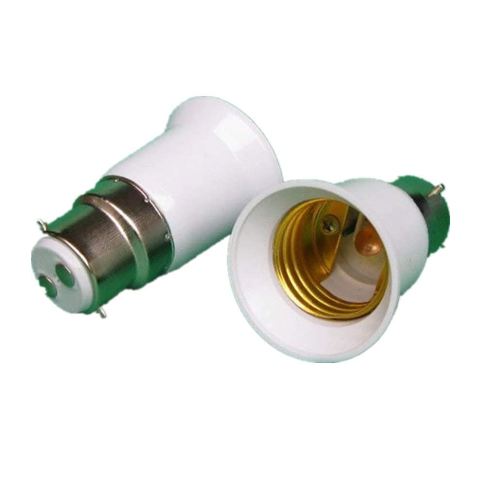 Outstanding 2PCS BC to ES B22-E27 Screw Lamp Holder Led Light Bulb Lamp Socket Converter Adaptor