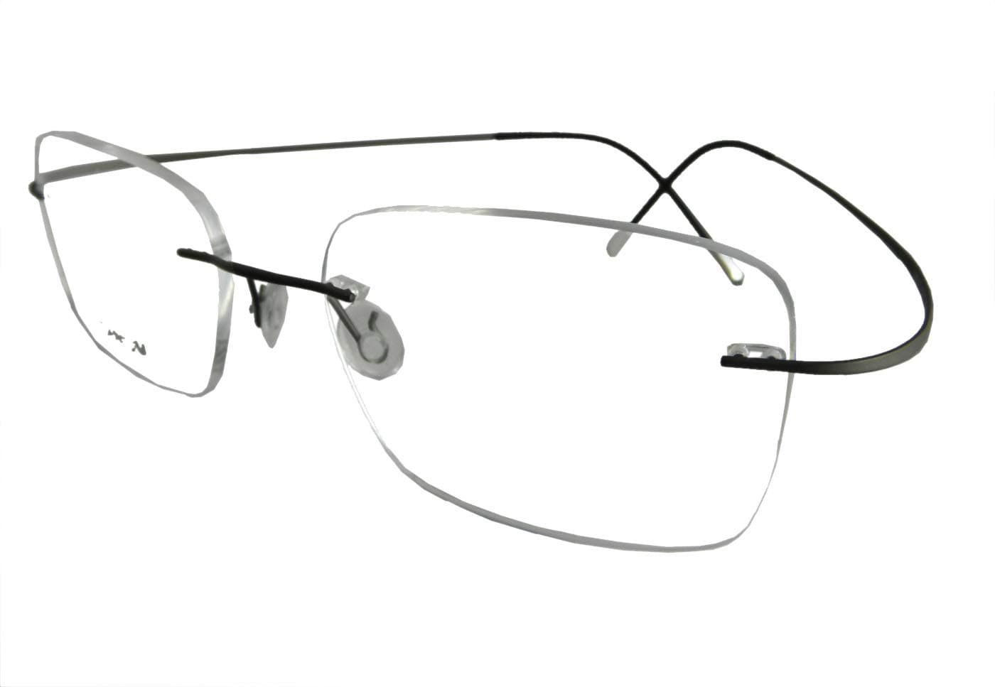 Circleperson Rimless Titanium Eyeglass frames Men Hingeless Light weight 55-18-140
