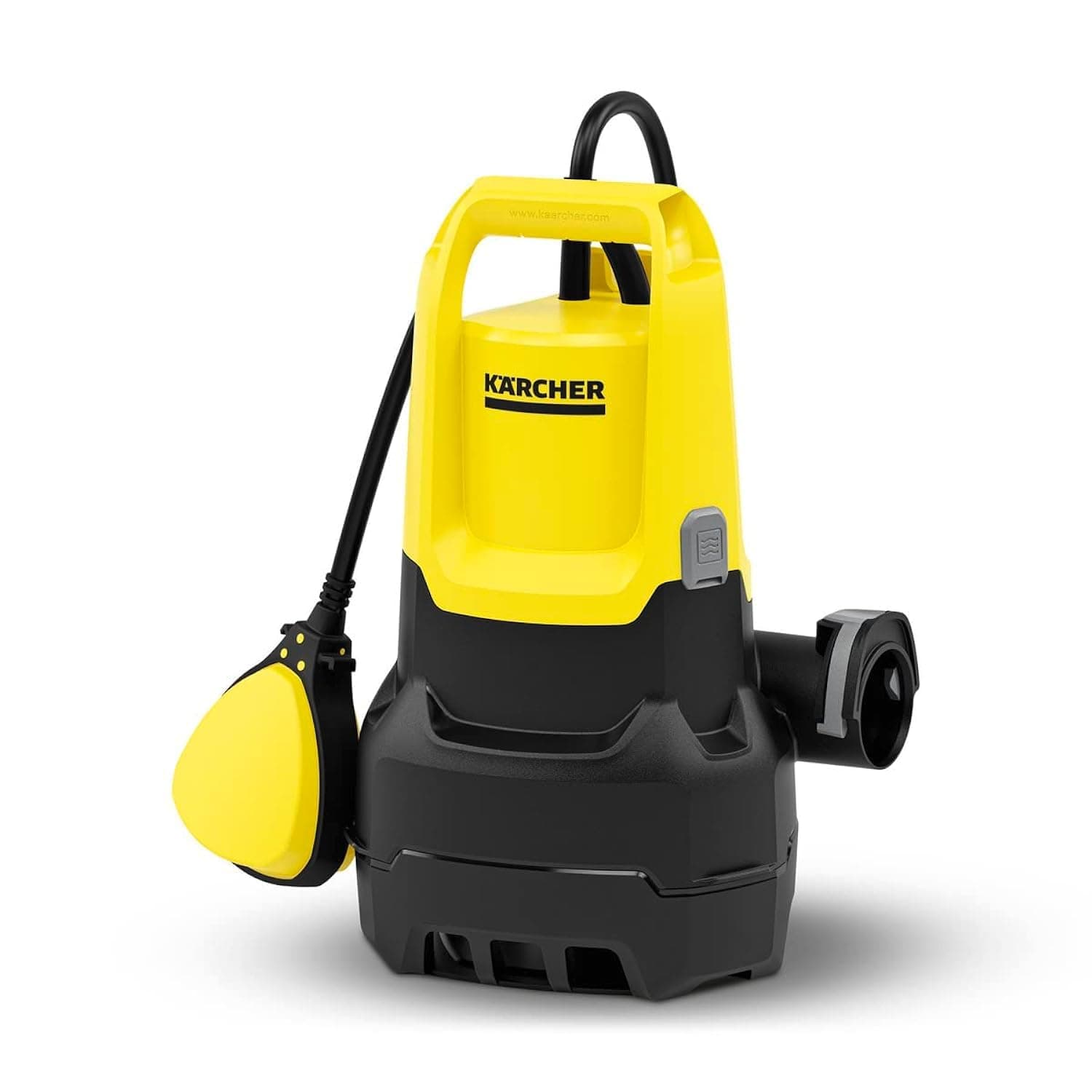 Karcher SP 11.000 Dirt Submersible Pump, Flow Rate: 11,000 l/h, Immersion Depth: max. 7 m, for Dirty Water with Particles up to a Size of 20 mm, Residual Water Height: 25 mm, Pressure: 0.7 bar