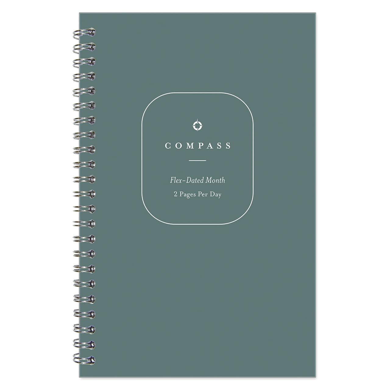 FranklinCovey - 31-Day Undated Planner | Two Pages Per Day - Wire-Bound (Classic)