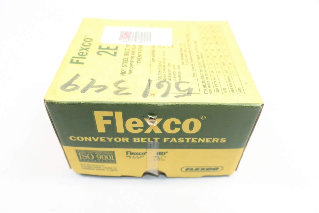 Box of 25 FLEXCO 2E Steel Conveyor Belt Fasteners