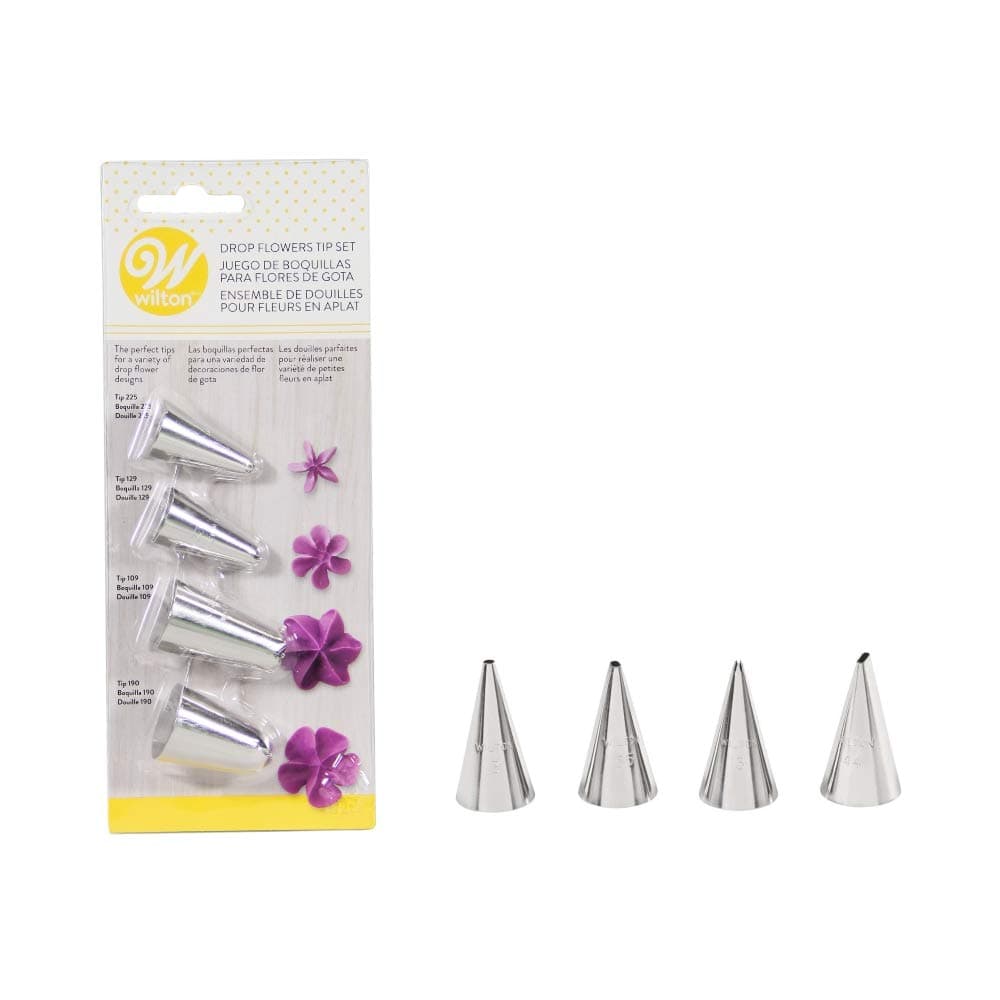 Drop Flowers Tip Set (Nozzles), 4pcs