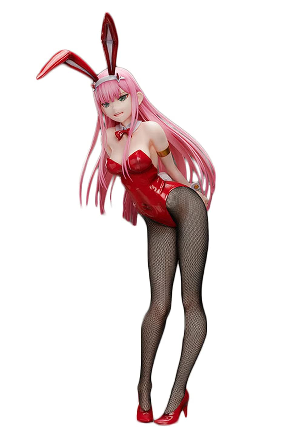 Behoneybee Anime Figure Statue - Darling in The FRANXX National Team Zero Two 14 Bunny Girl Anime Girl Figure Statue, PVC Action Figure Toy Collectiable Cosplay Model