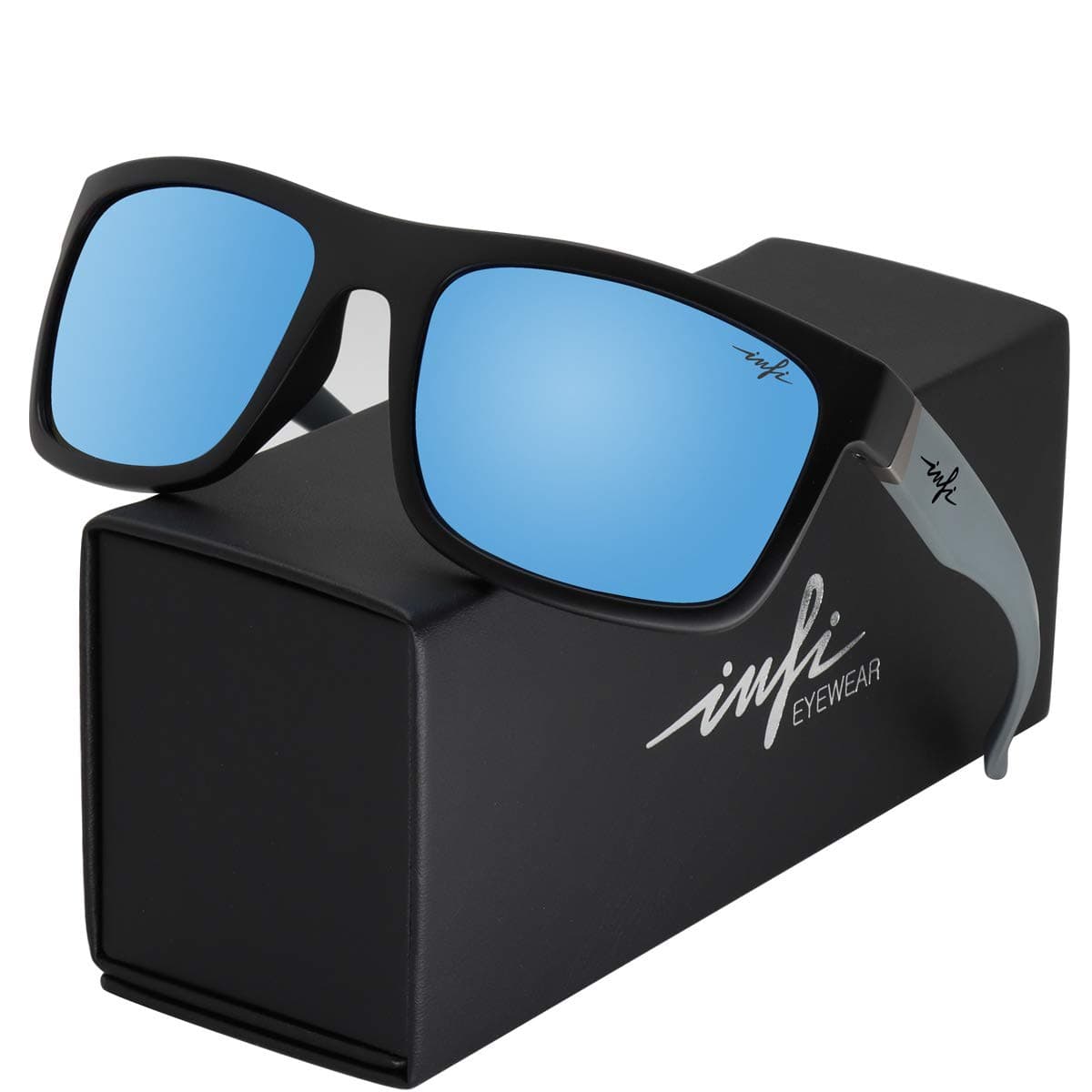 INFI Polarized Sunglasses for Men Fishing Driving Running Mirrored Glasses UV400 Protectiont