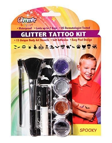 Glitter Kit, Temporary Body Glittered Tattoo for Kids, Young, and Elders and Easy to Use