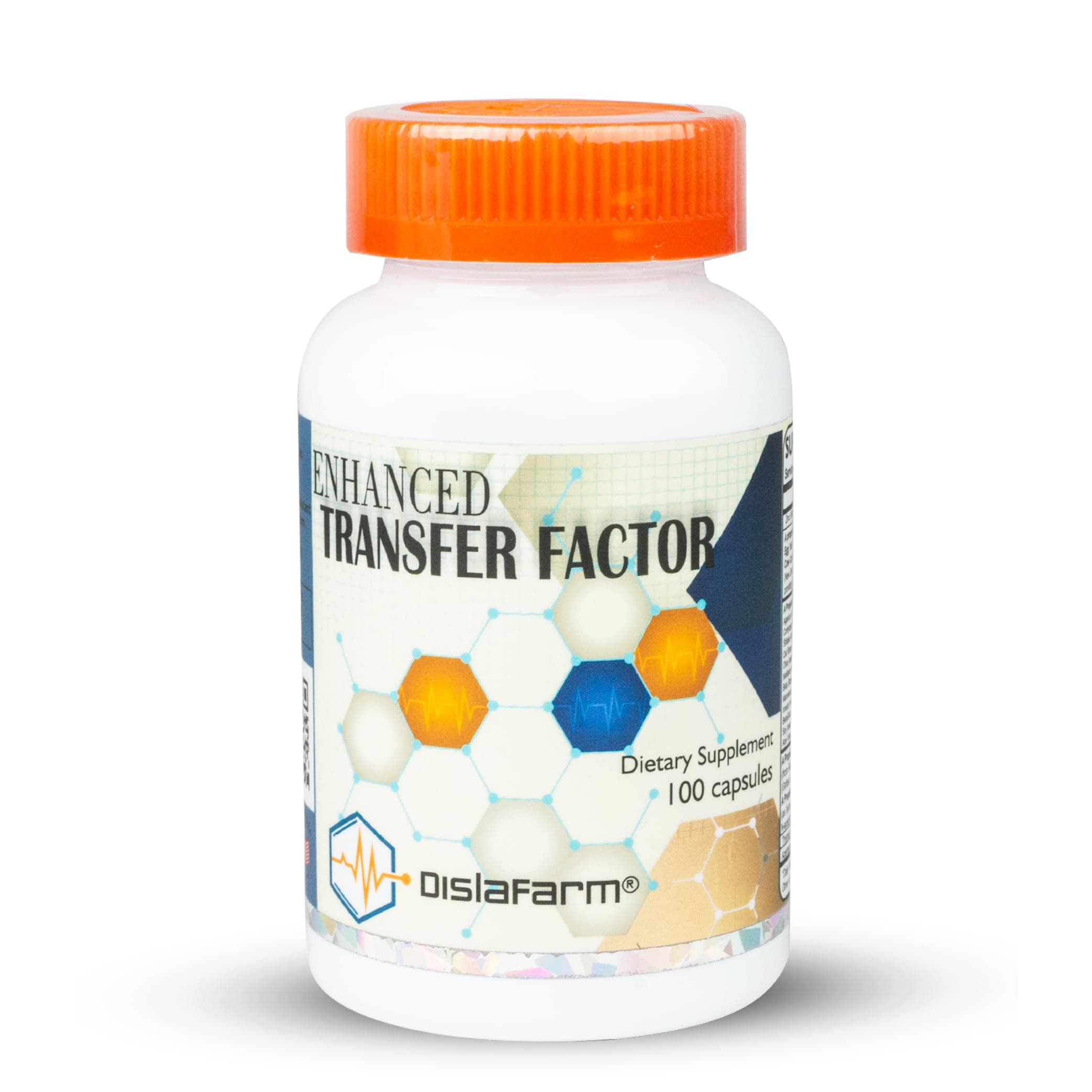 Transfer Factor Enhanced, 100 Natural Capsules, Immune Support - Transfer Factor Multi Immune from Cow Colostrum, Egg Yolk & Special Blend of Mushrooms