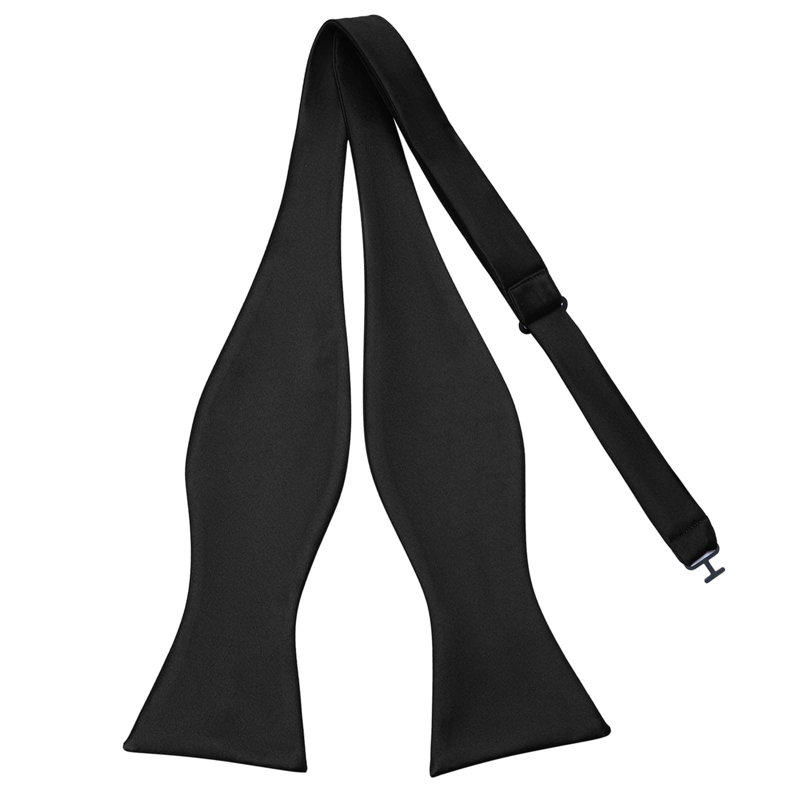 Mens Solid Bowtie Woven Self Tie Bow Ties Tuxedo & Wedding Bowties