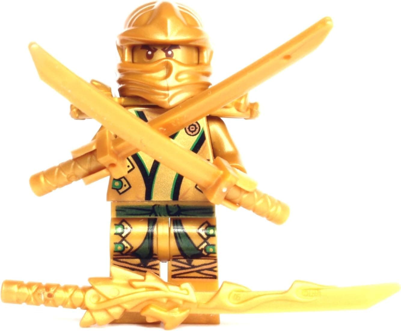 Ninjago - The GOLD Ninja with 3 Weapons