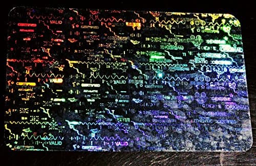 Secure Genuine Valid Hologram Overlays Inkjet Teslin ID Cards (50)