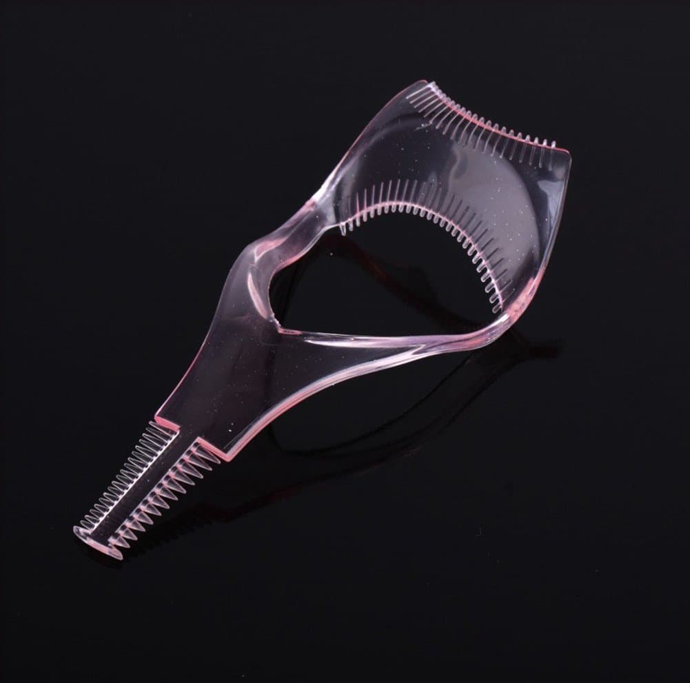 3 in 1 Upper Lower Lash Mascara Applicator Guide Eyelash Comb B0228