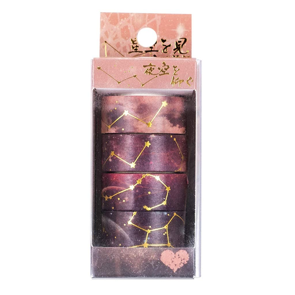 Koungyun Starry Sky Cherry Blossoms Washi Tape Adhesive Tape DIY Scrapbooking Sticker