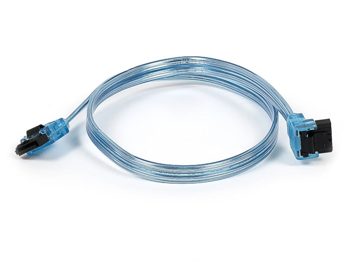 eDragon Sata 6Gbps Cable, 18 Inch, with Locking Latch, (12 Pack)