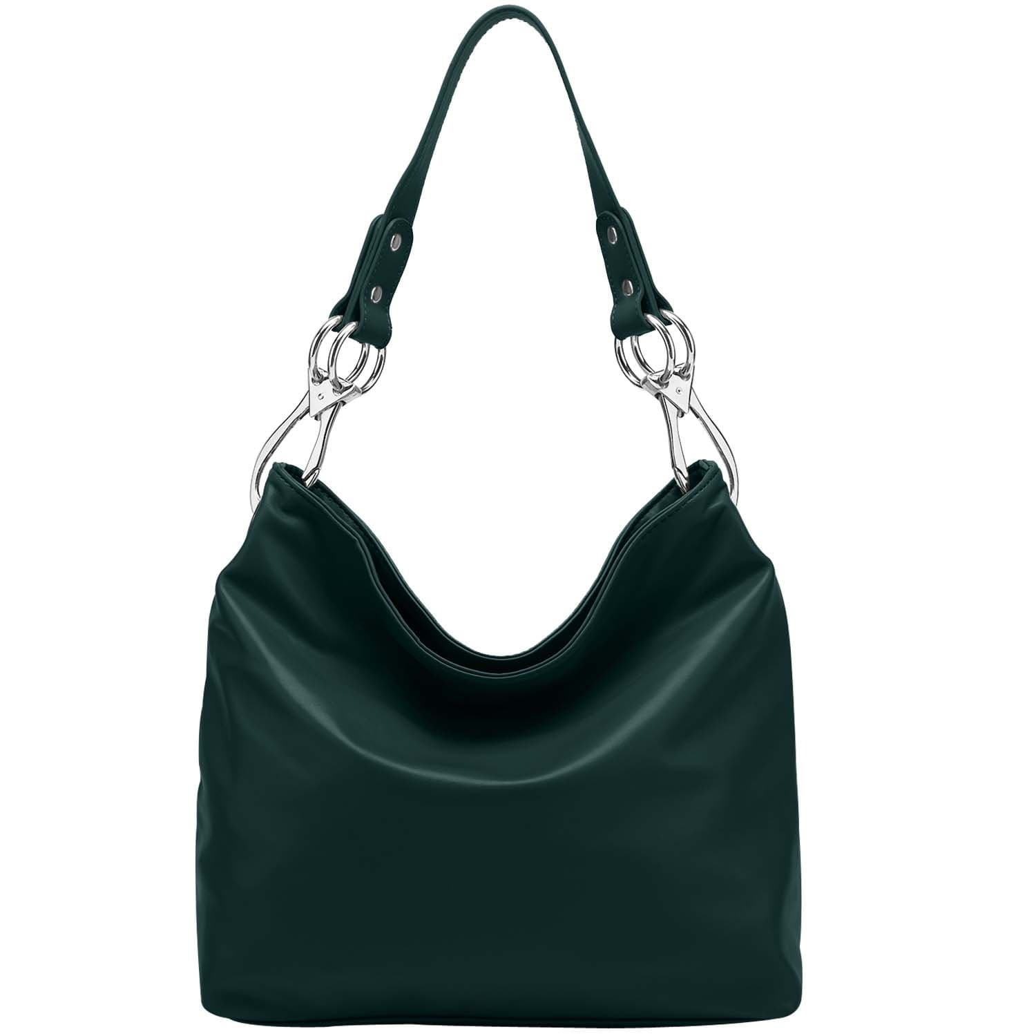 FASH Limited Chic Hobo Handbag Glossy Texture PU Leather Handbag