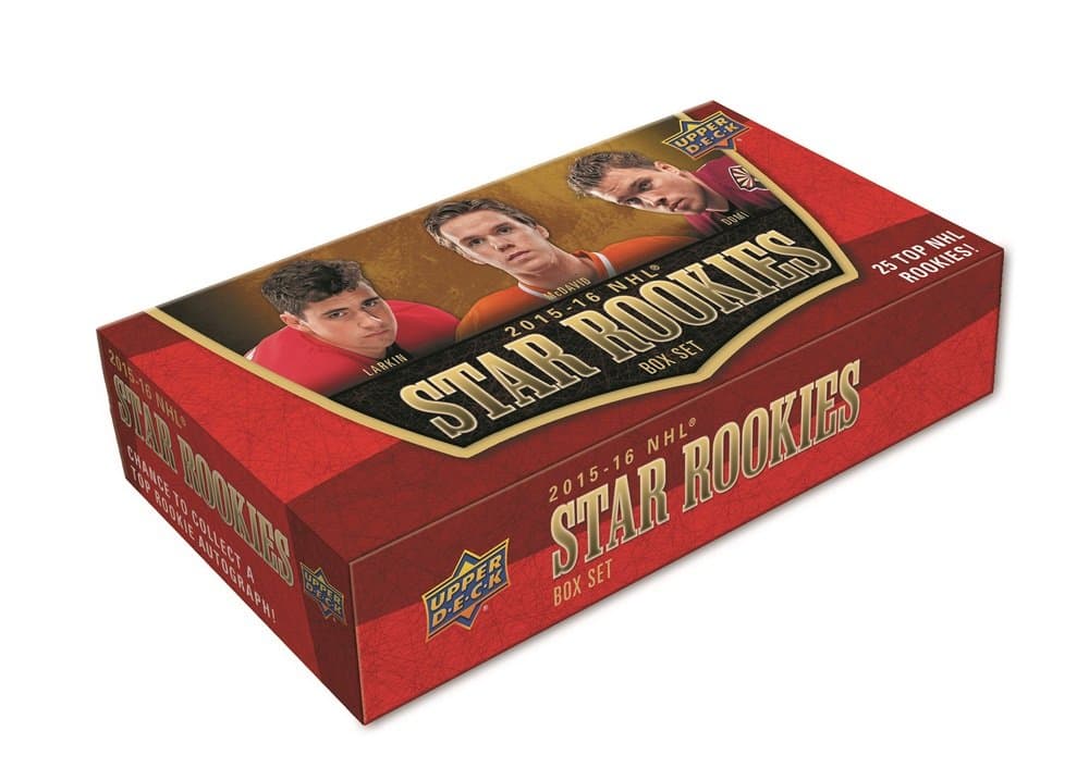 Upper Deck NHL Star Rookies 2015 2016 Limited Edition Factory Sealed 25 Card Set Featuring Connor McDavid, Max Domi, Jach Eichel and Others
