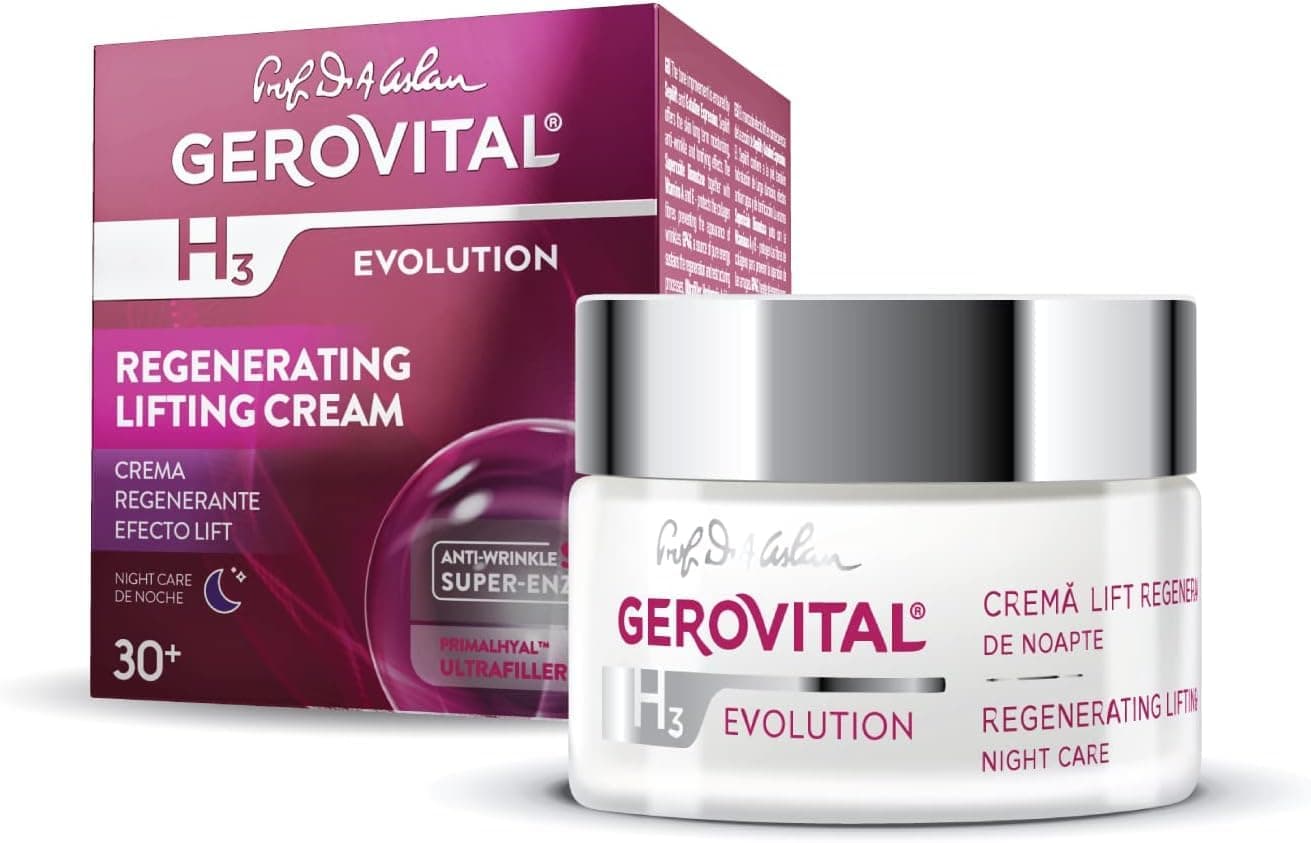 GEROVITAL H3 EVOLUTION, Calming Anti-Couperose Cream with Superoxide Dismutase (Anti-Aging Super-Enzyme) by GEROVITAL H3 EVOLUTION
